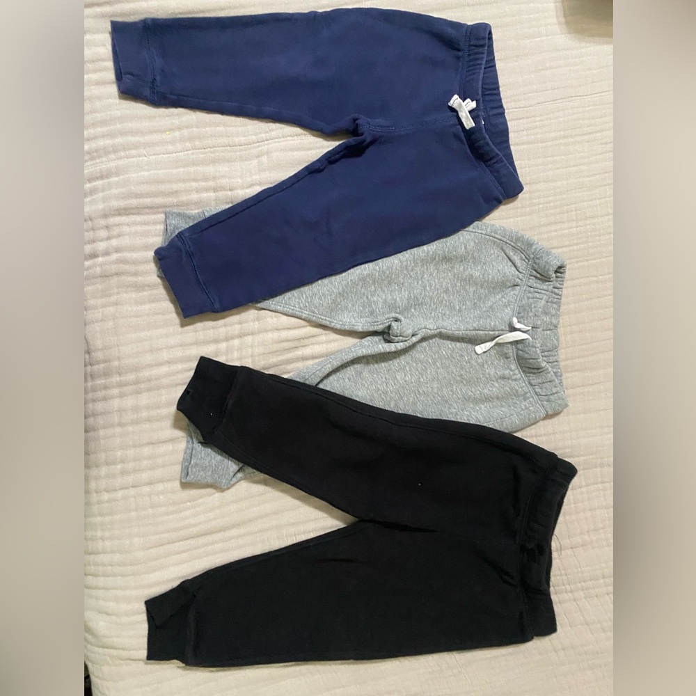 Set of 3 toddler boy Fleece joggers